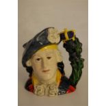 Royal Doulton Bonnie Prince Charlie Character Jug D6858