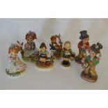 Small Collection of Seven Figurines including Three Goebel