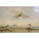 19th Century Coloured Print / Lithograph, W. Walton, First Carriage the "Ariel"