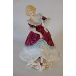 Fine Bone China Adderley Staffordshire Figure of the Lady "Annolla" in a Crinoline Dress