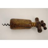 Vintage French Wooden Dual Action Corkscrew C. N. Kopke & Co Ltd