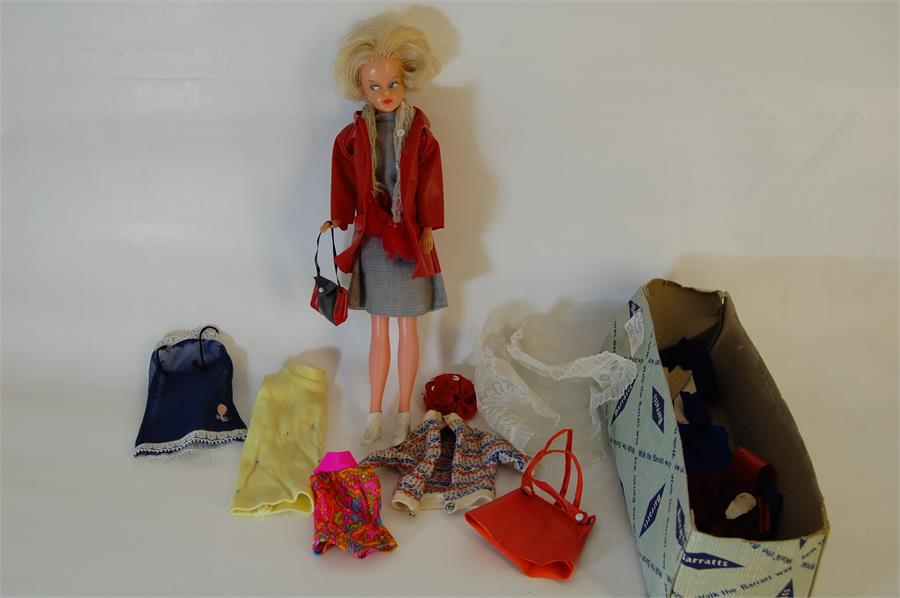 Vintage 'Tressy' Plastic Toy Doll with Outfits and Accessories