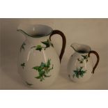 Large Minton Water Jug together with One other Similar Smaller