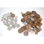 Collection of 19th/ 20th Coins including 3d, Florin, Penny, Silver, etc.