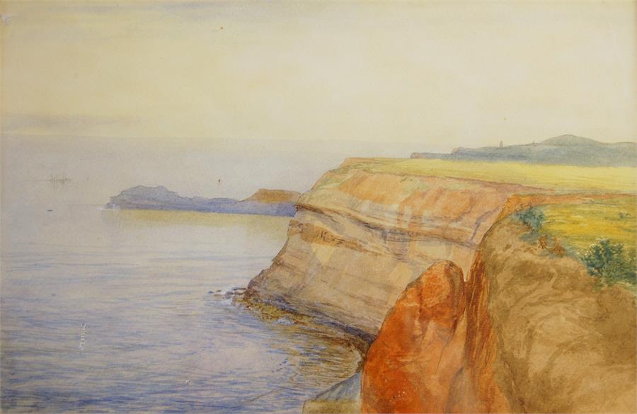 Three Mid 20th C Watercolours of Coastal Scenes of The South Coast of England, Plus One Other - Image 4 of 5