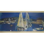 RAOUL DUFY 1935 Vintage Print of French Port