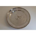 LIMITED EDITION ROYAL WEDDING COMMEMORATIVE SILVER PLATE, 1974
