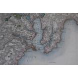 Early 19th Century Map of Cornwall, Publish January 1813