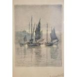 Claude Hamilton ROWBOTHAM (1864-1949); 4 Signed in Pencil Etching & Aquatints