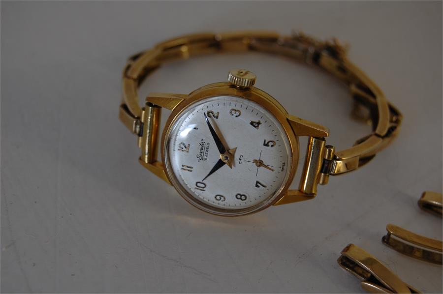 Ladies Everite Swiss Wrist Watch on 9ct Gold Strap - Image 4 of 5
