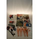 A Collection of Vintage Action Man Toy Models, Clothes and Accessories