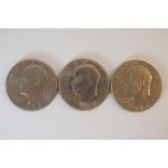 Three Liberty Dollar Coins