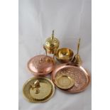 Collection of Early 20th C Brass & Copper Ware (9)