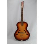 Vintage J.R. Lafleur Varsity, London, Foreign, F Hole Acoustic Guitar