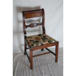 A Regency Style Bedroom Chair With Drop in Seat