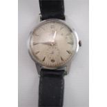 Vintage CYMA Cymaflex Stainless Steel Wrist Watch with Second Hand, Working