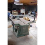 Vintage Wadkin No. PP1209 Bench Saw 3 Phase