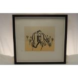 TREVOR PRICE, Flower Picking signed limited edition etching, 10 of 100