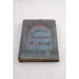 Lincoln Stamp Album (4th Edition) Inscribed 21 NOV: 08