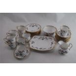 1930's Plant Tuscan China Tea Service