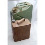 Two Vintage Petrol Cans
