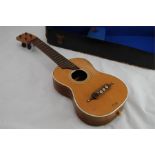German Vintage Soprano Ukelele by Arion with period Case