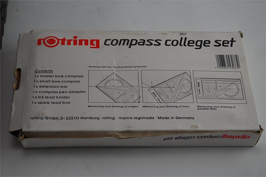 Vintage Rotring Compass College Sets R530633, Unused (Five) - Image 3 of 3