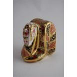 Royal Crown Derby Old Imari Snake Paperweight