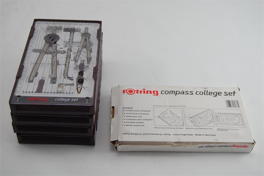 Vintage Rotring Compass College Sets R530633, Unused (Five) - Image 2 of 3