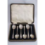Boxed Set Hallmarked Silver Tea Spoons