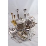 A Collection of Mainly Edwardian Silver Plate Items
