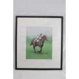 Five Limited Edition Horse Racing Prints By Patten & Stroud including Desert Orchid