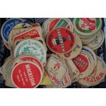 A Large Collection of Vintage Beer Mats