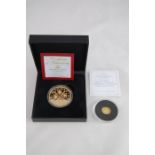 9ct Gold Coin H.R.H Prince George Of Cambridge 1st Birthday and One Other Gold Plated