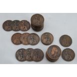 1912-1919 King George V (H KN Mint Marks) Pennies, 83 in all. Fifteen dated 1926.