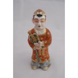 19th Century or Earlier Oriental Glazed / Fired Pottery Figurine