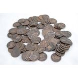 A Collection of 90 Plus Victoria Pennies