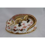 Royal Crown Derby Crocodile Paperweight, 2002