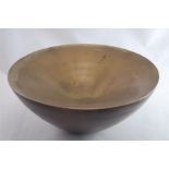 Large Vintage Terrance Conran Turned Brass / Copper Bowl