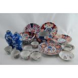 A Collection of Oriental Porcelain including Blue & White / Imari