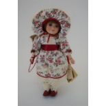 Alberon Porcelain Doll 'Henrietta' Height 30cm