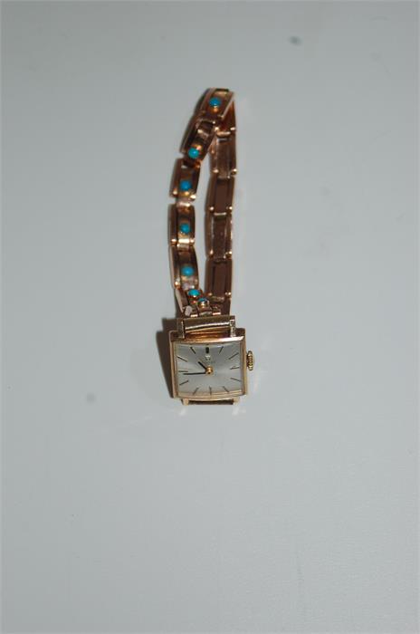 Vintage Tissot Ladies 9ct Gold Cocktail Watch in Original Box - Image 8 of 9