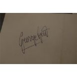 George Best (1946-2005), a Signature, Various Football Annuals, Manchester United Fixture Calendar