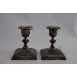 A Pair Small Silver Candlesticks, James Dixon & Sons, Sheffield, 1892