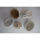 A Collection of Victorian Jelly Moulds (5)
