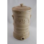 A Victorian Glazed Pottery Water Filter a/f