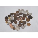 A Collection of Foreign Coins Including Philippines, British West Africa, France, Hong Kong etc