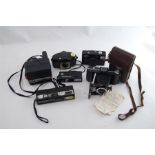 A Collection of Vintage Cameras Including Kodak, Kodak Brownie 127 (6)