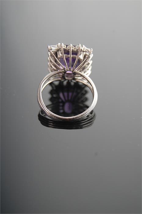 Emerald-cut Amethyst Ring - Image 5 of 8