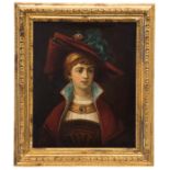 Oil by Late C19th English Artist of Renaissance beauty, signed L. Dore, 66 x 53cm PROVENANCE: The